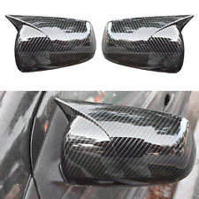 Carbon Fiber Look Rearview Mirror Cover For Mitsubishi Lancer X10 Ex Evo 2008-12