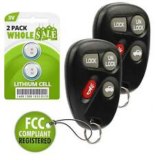 2 Replacement For 1997 1998 1999 2000 Buick Century Key Fob Remote