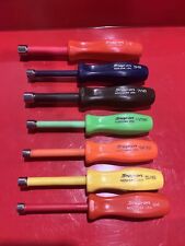Snap On Tools Usa 7pc Sae Insulated Hard Handle Nut Driver Set Tt269