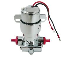 Electric Fuel Pump 97 Gph 7 Psi Universal Red For Holley Demon Carburetor Chrome