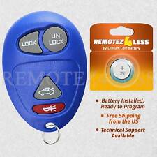 Keyless Entry Remote For 2001 2002 2003 Pontiac Grand Prix Car Key Fob Blue