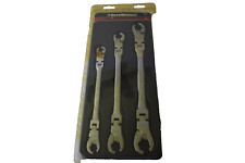 Gearwrench Tools 3 Piece Ratcheting Flex Head Flare Nut Wrench Set Sae 89098