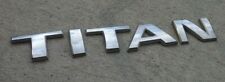 Nissan Titan Emblem Letters Badge Decal Door Rear Oem Genuine Factory Original