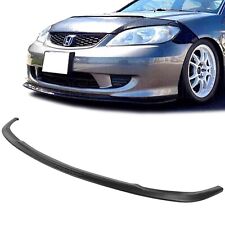 Sasa Made For 04-05 Honda Civic 2dr 4dr As Style Pu Front Bumper Lip Splitter