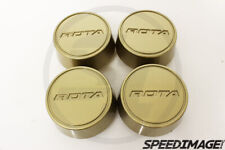 Rota Wheels Moda Center Caps Gold Replacement Gt3 Grid V Titan Dpt