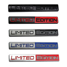 3d Limited Edition Metal Adhesive Emblem Trunk Badge Fender Sticker Body Decal