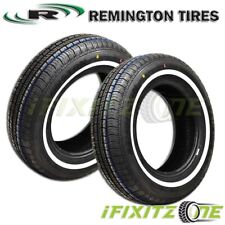 2 Remington Lx Touring 15580r13 79s Tires Ww White Wall All Season As New