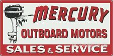 Mercury Outboard Motors Marine Vintage Old Sign Remake Aluminum Size Options