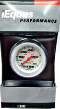 Equus Performance Water Temperature Gauge Back-lit 4 Mood Changing Colors New