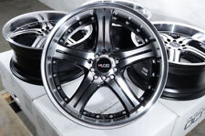 18x8 Wheels 5x100 5x114.3 Black Rims Fit Honda Accord Civic Elantra Palisade