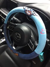 Lilo Stitch Disney Car Truck Steering Wheel Cover Blue Fabric Music