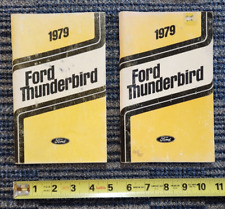 1979 Ford Thunderbird Original Factory Owners Manuals Both 1st 2nd Printings