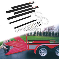 Lift 2 Sided Tailgate Utility Trailer Gate Ramp Lift Assist System