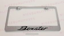 Boxster Stainless Steel Chrome Finished License Plate Frame Holder