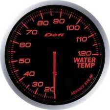 Defi Df10502 Advance Bf Water Temperature Gauge 60mm Amber Red