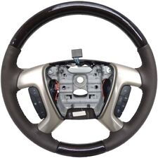 22833218 Steering Wheel Cocoa Leather Wwood 2013-16 Buick Enclave Gmc Acadia