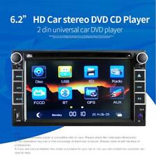 Gps Bluetooth Usbtfaux Wrear Camera 6.2 2 Din Car Stereo Radio Cd Dvd Player
