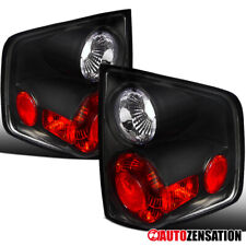 Fit 1994-2004 Chevy S10 Gmc Sonoma Black Rear Tail Lights Brake Lamps Leftright