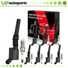 8 Ignition Coil Spark Plugs For Ford F-150 Expedition 4.6l 5.4l V8 Dg508 Sp479