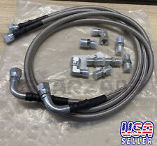 Ss Braided Transmission Cooler Hose Lines Fittings Fit For Th350700r4 Th400 52