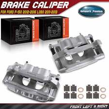 2x Disc Brake Calipers With Bracket For Ford F-150 2012-2020 Front Left Right