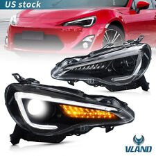 Vland Headlights For Toyota 86 Gt86 Subaru Brz Scion Fr-s 2012-2020 Sequential
