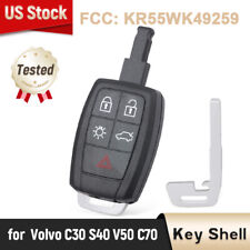 For Volvo C30 S40 V50 C70 - 2004 - 2013 Remote Key Shell Case Fob Kr55wk49259