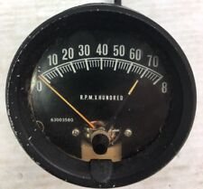 Vintage 0-8000 Rpm Tachometer Tach Old School Gasser Rat Rod Hot Rod 3 14