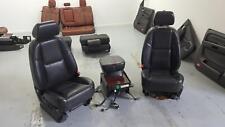2008-2013 Cadillace Escalade Black Leather Front Row Bucket Seats Wconsole