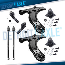 8pc Front Lower Control Arms Ball Joint Tie Rod For Volkswagen Jetta Golf Beetle