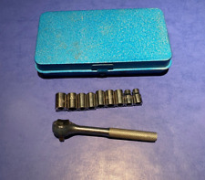 Vintage King 14 Wrench Set 10 Pieces 9 Bits 5 Socket Wrench Original Case