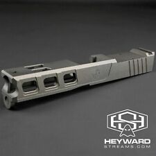 Lfa Elite Stripped Slide Fits Glock 19 Gen 3 Tungsten Finish Rmr Optic Cut9mm