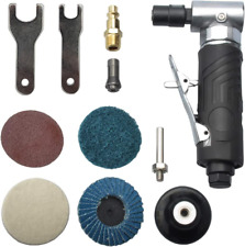 14 Inch Angle Air Die Grinder With 4 Pcs 2 Roll Lock Sanding Discs