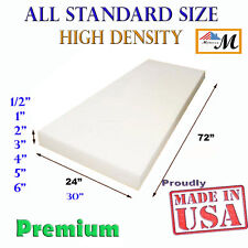 High Density Upholstery Seat Foam Cushion Replacement Per Sheet Standard Sizes