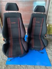 Vw Golf Gti Mk3 Recaro Front Seats Limited Edition Red Black