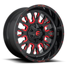 1- 20 Inch Black Red Rims Wheels Fuel D612 20x10 Dodge Ram 1500 2019-2021 6 Lug