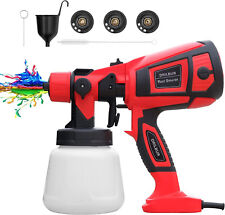 700w Electric Spray Gun Machine 1000ml Hvlp Paint Sprayer Handheld Home Diy Tool