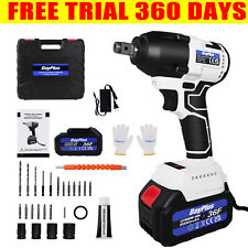 Cordless Electric Impact Wrench Gun 12 High Power Driver With Battery Case