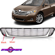Fits Toyota Venza Wagon 2013-2015 Front Bumper Lower Grille Blacksilver