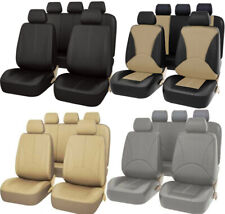 For Toyota Car Seat Cover Full Set Leather 5-seats Front Rear Protector Cushion