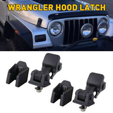 Hood Latch Locking Catch Buckle Fit 1997-2006 Jeep Wrangler Tj Pair Durable Ahu