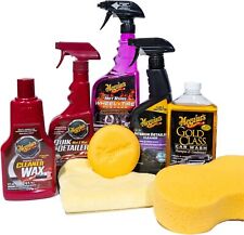 Meguiars Classic Wash Wax Kit Car Cleaning Kit With Car Wash Soap And Wax