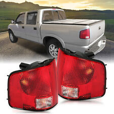 For 1994-2004 Chevy S10 Gmc S15 Sonoma Pair Tail Lights Brake Lamp Left Right