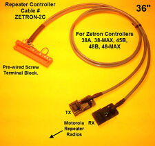 Zetron 38a 45b Repeater Controller Cable Motorola Cdm Cdm1250 Cm300 Gm300 M1225