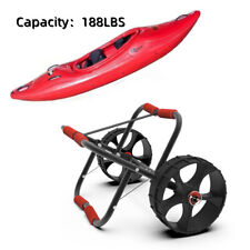 Bend Kayak Canoe Boat Carrier Rack Dolly Trailer Trolley Transport Cart Wheel