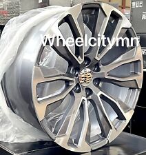 24 Grey Machine Oe Replica Sf2 Wheels Fits 2023 Chevy Silverado Tahoe 6x5.5 31