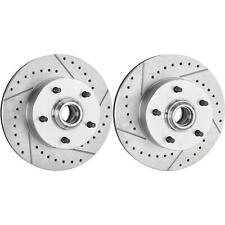 69-72 Gm Drilled And Slotted Brake Rotors 11 In. 5 On 4 34 Bp