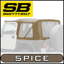 Smittybilt Replacement Soft Top Tinted Windows Fits 97-06 Jeep Wrangler Tj Spice