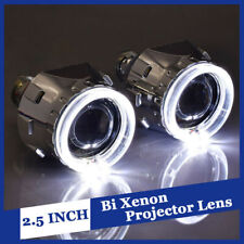 2.5 Hid Bi Xenon Projector Lens Square Led Angel Eyes Retrofit Headlight Drls