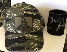 Tiger Stripe Camo Dont Tread On Me Patch Tactical Hat 2nd Koozie